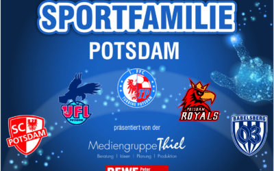 FANSHOP-REGAL der Sportfamilie Potsdam