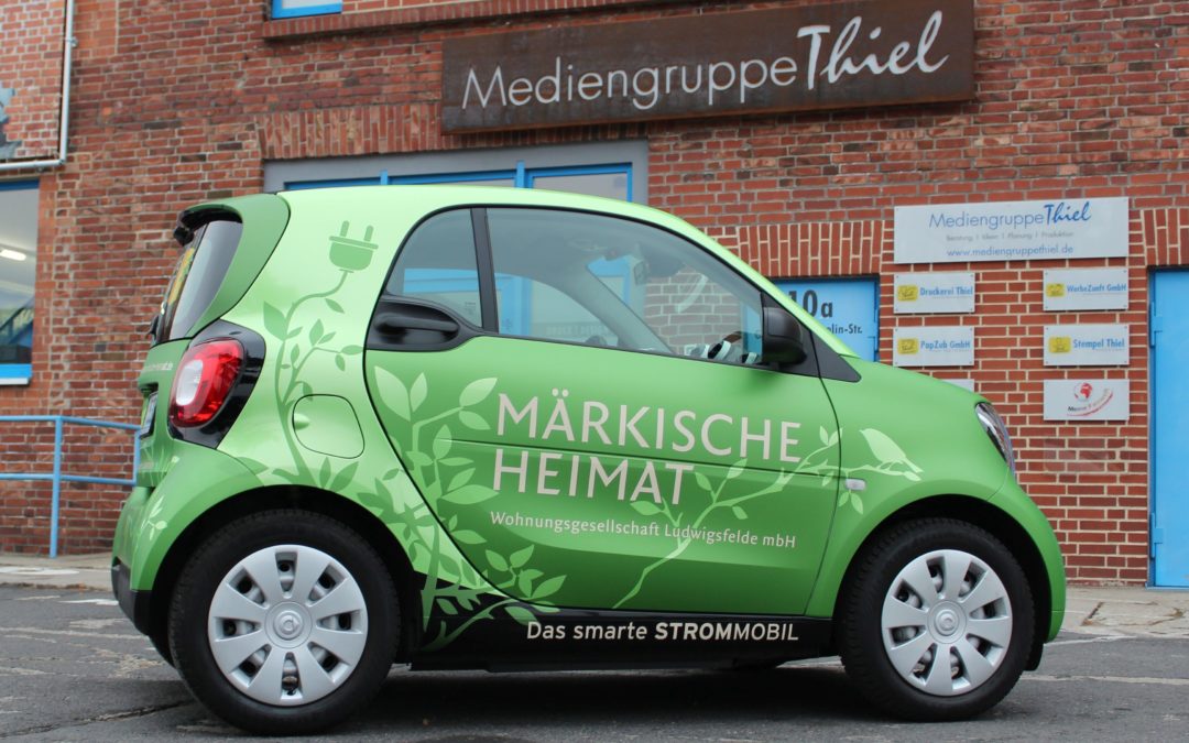 Autofolierung „Elektroauto“