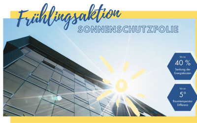 Sonnenschutzfolie für Flachglas