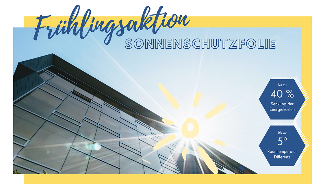 Sonnenschutzfolie für Flachglas