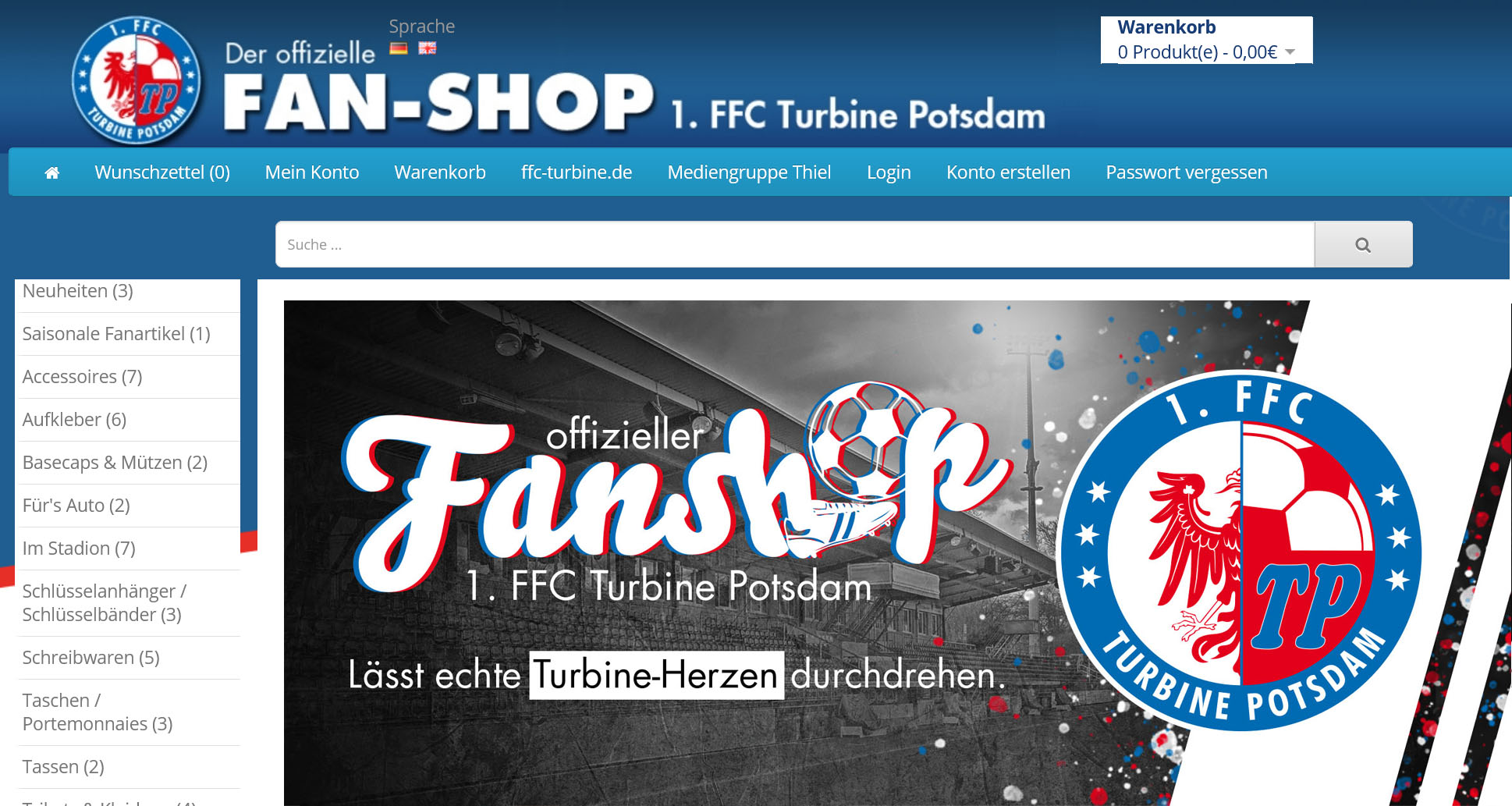 Turbine Onlineshop